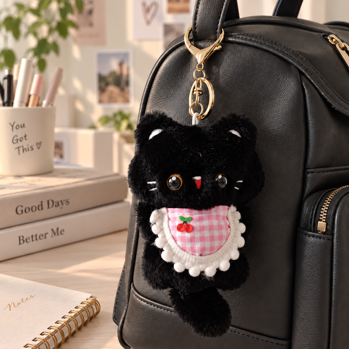 Cherry Whiskers Charm