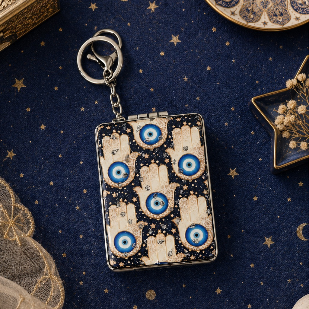 Evil Eye Pocket Mirror Charm