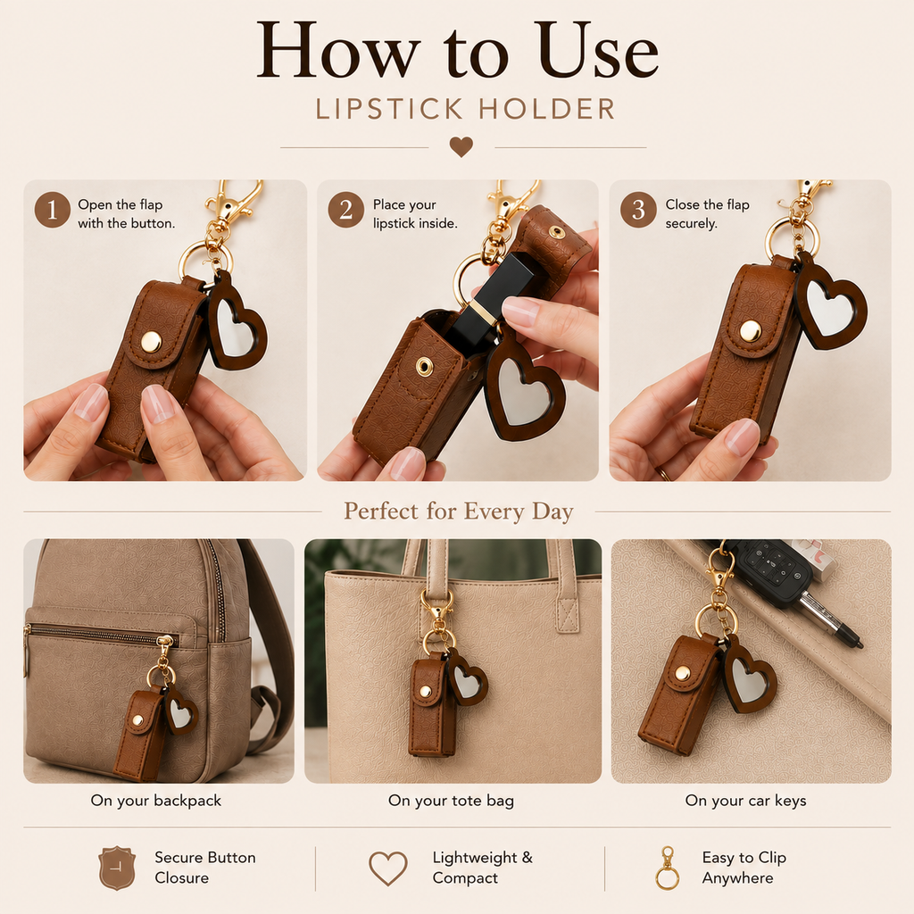 Pocket Mirror Lip Charm