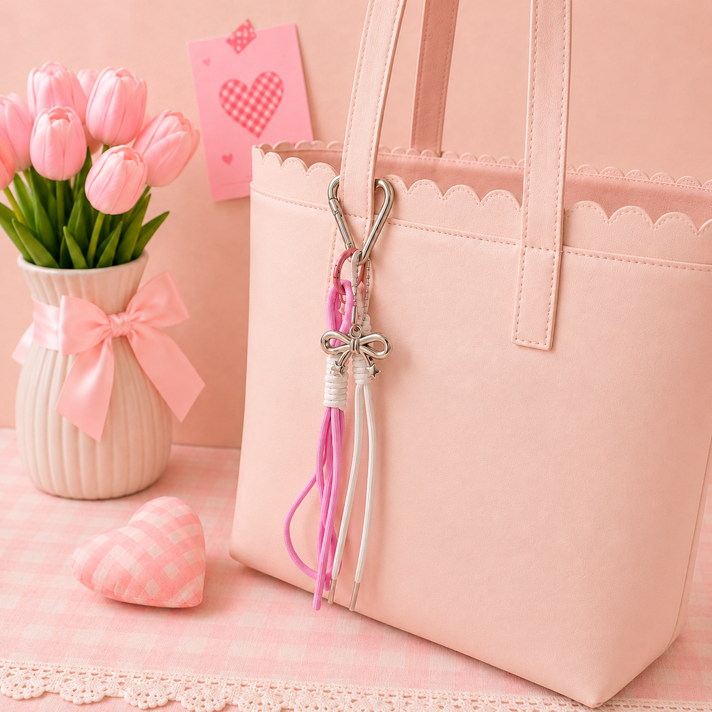 Pretty in a Bow Bag Charm