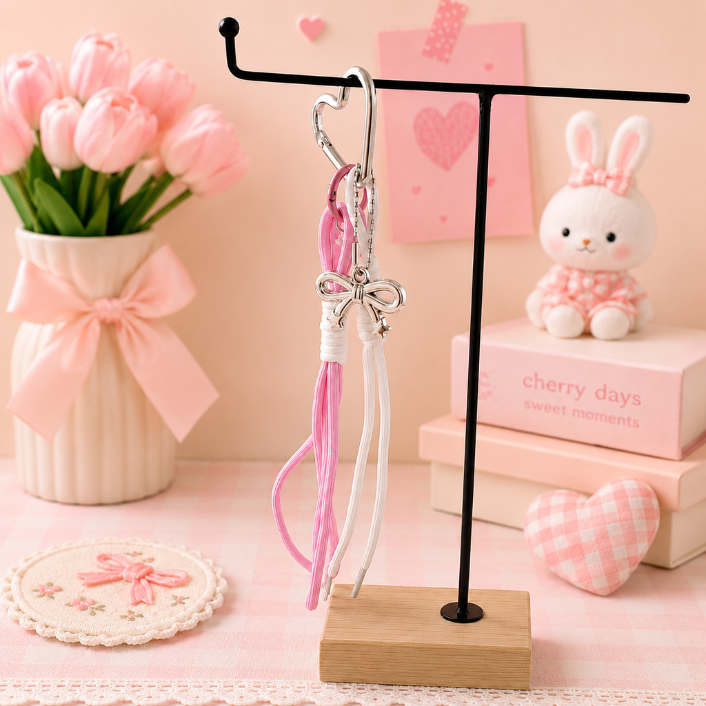 Pretty in a Bow Bag Charm