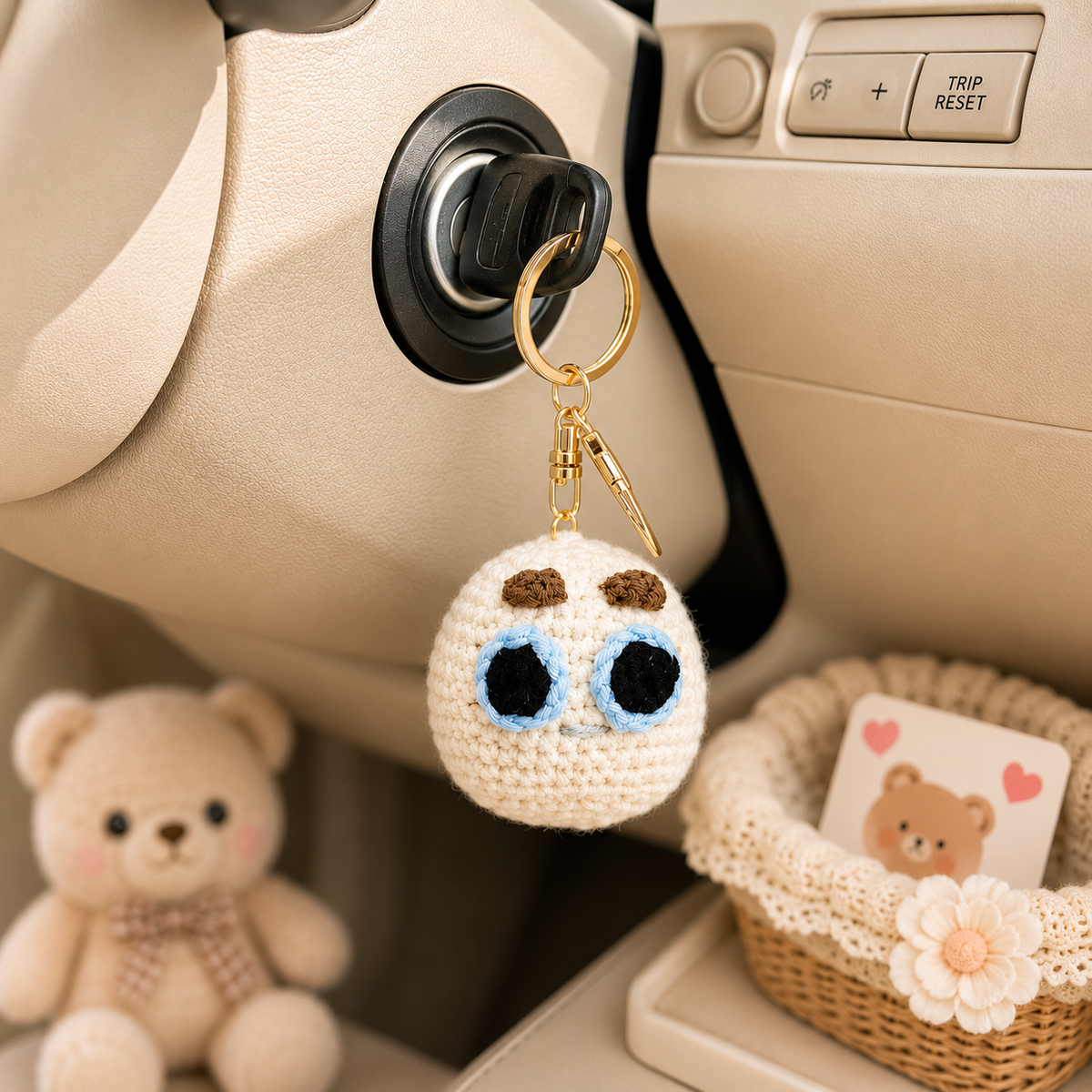 Wide-Eyed Owl Charm