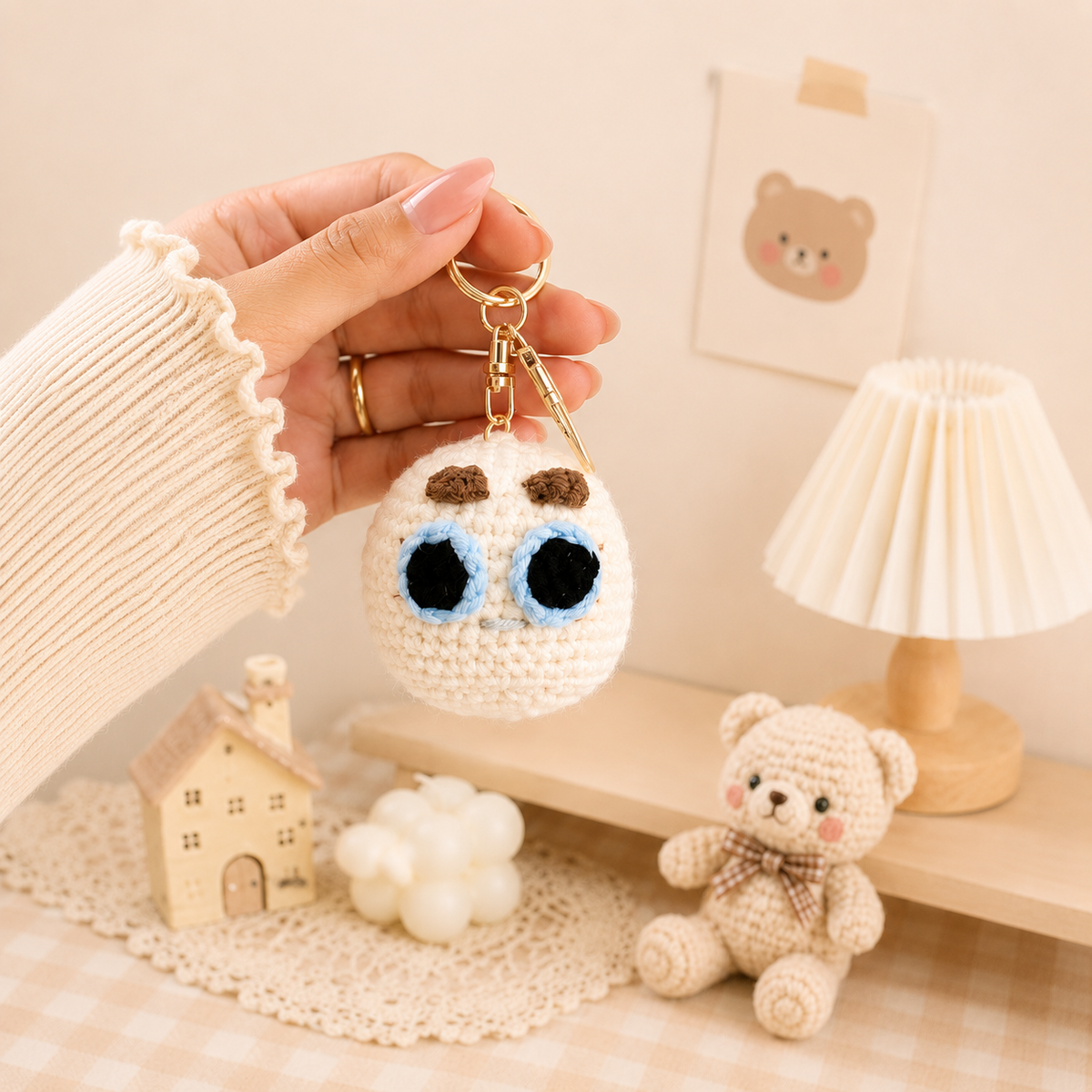 Wide-Eyed Owl Charm